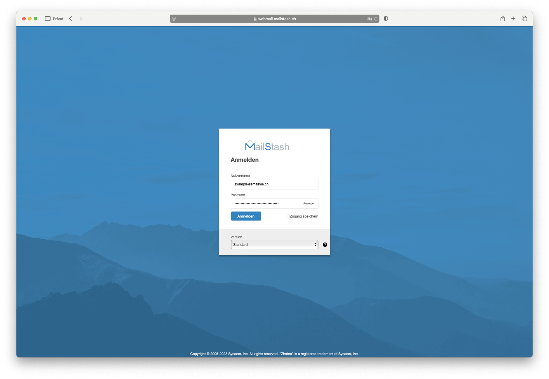 MailStash Login