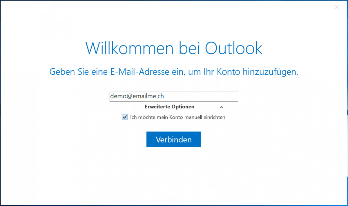 Willkommen bei Outlook