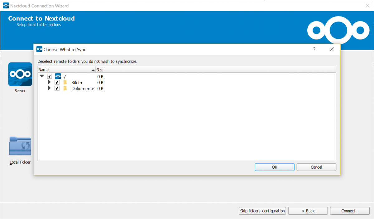 Nextcloud Remote Folder